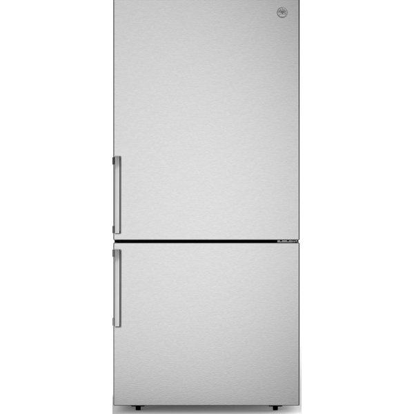Bertazzoni 31" Bottom Mount Refrigerator Stainless Reversible Door